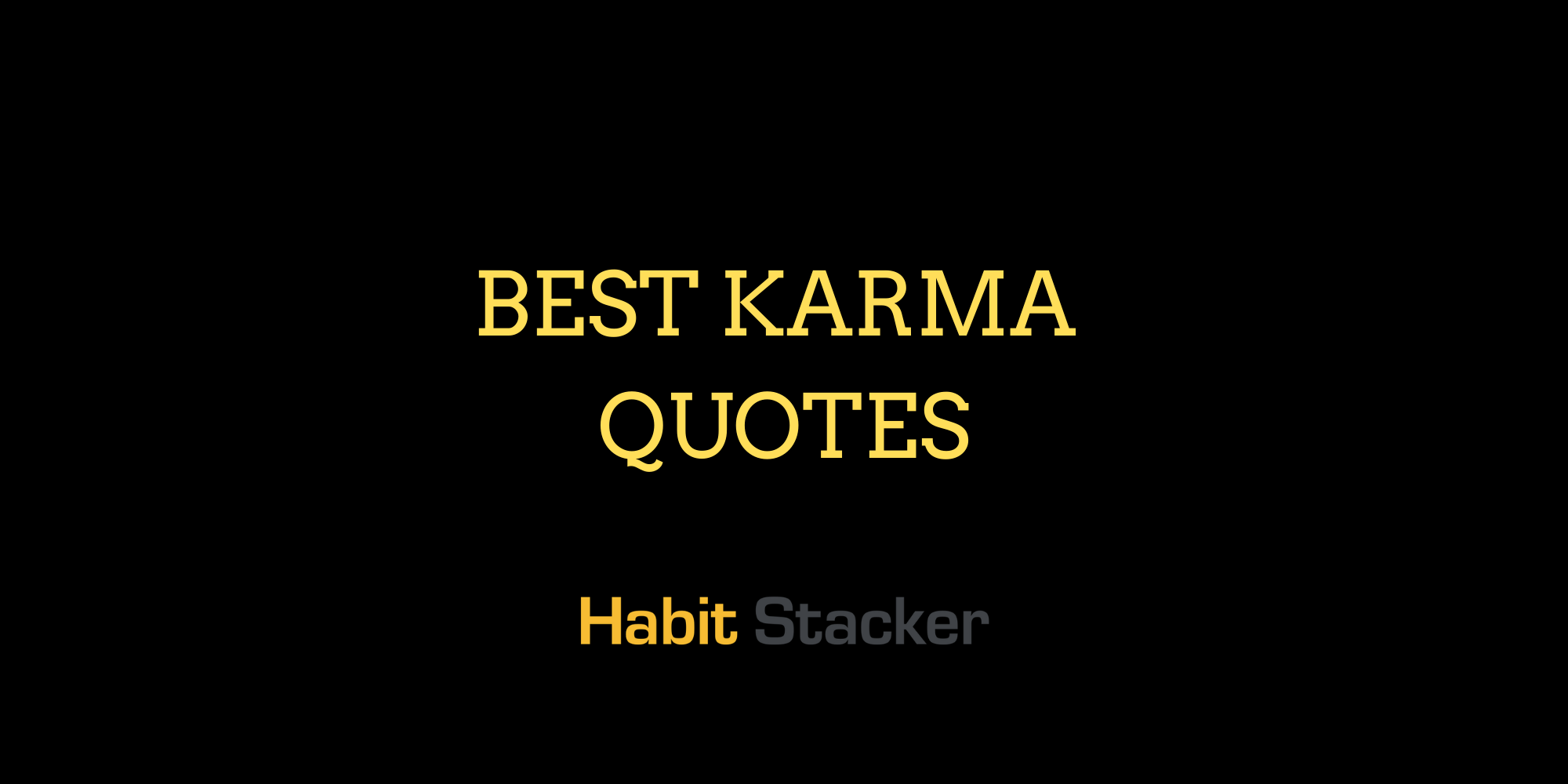 Best Karma Quotes