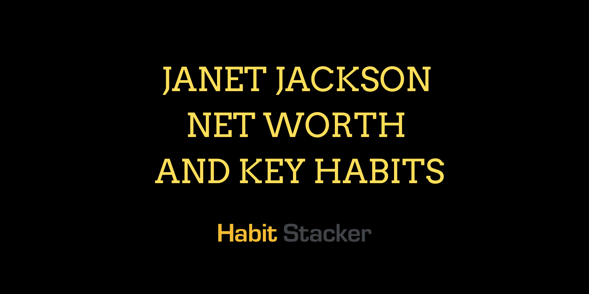 Janet Jackson Net Worth