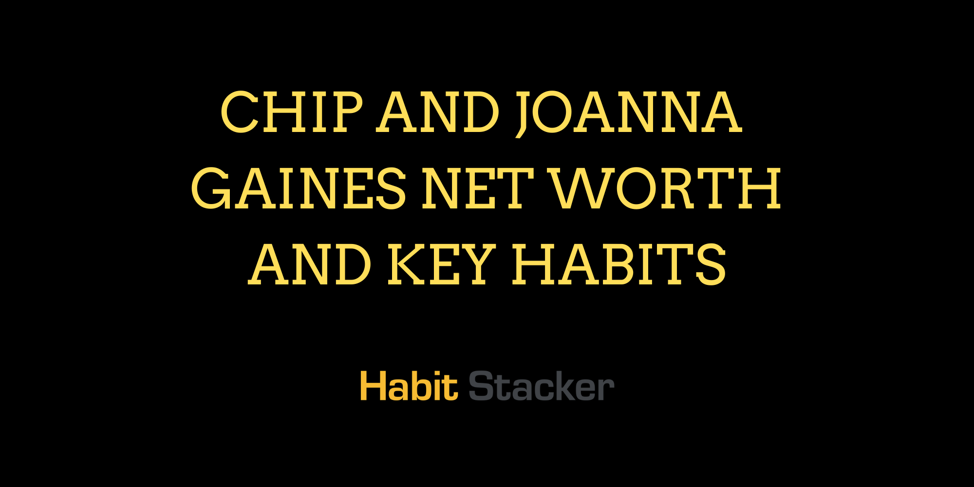 Chip and Joanna Gaines