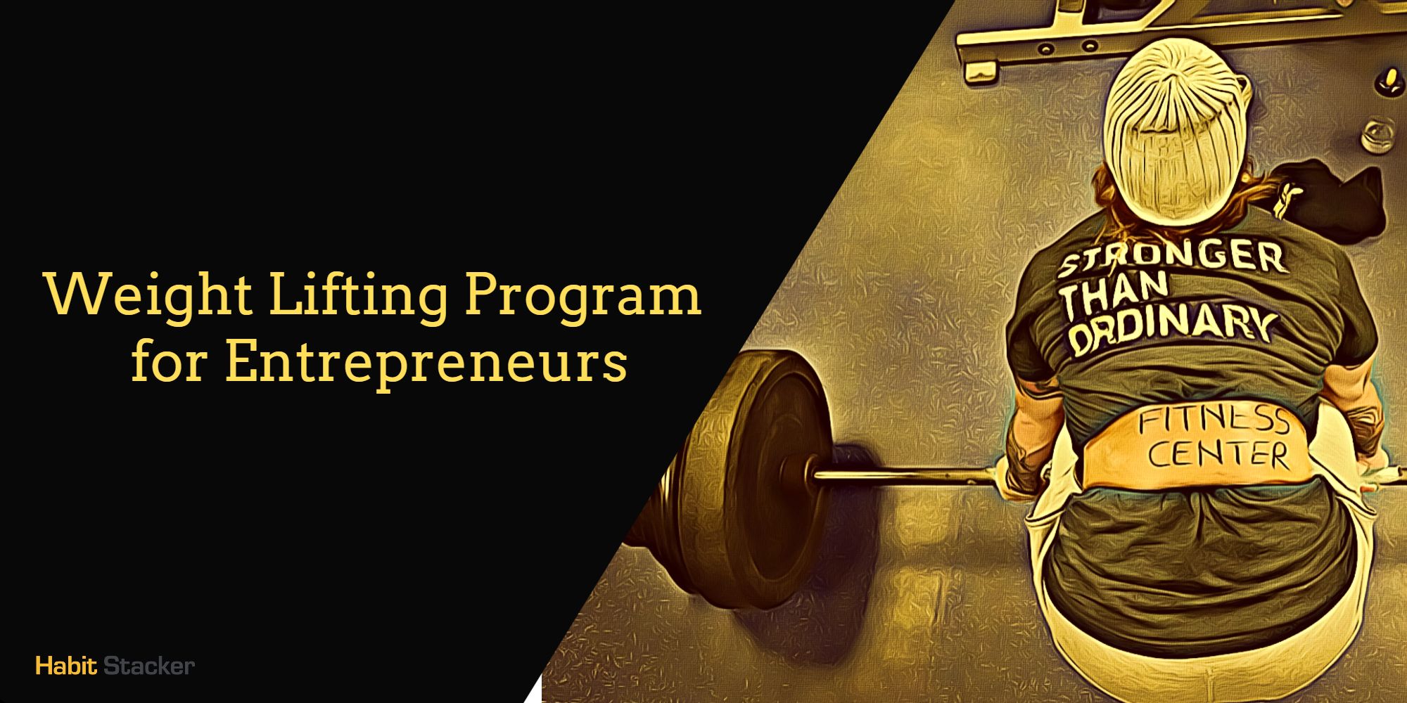 Weight Lifting Program for Entrepreneurs and strength training