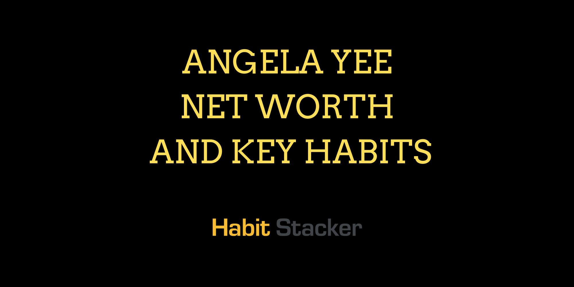 Angela Yee Net Worth and Key Habits