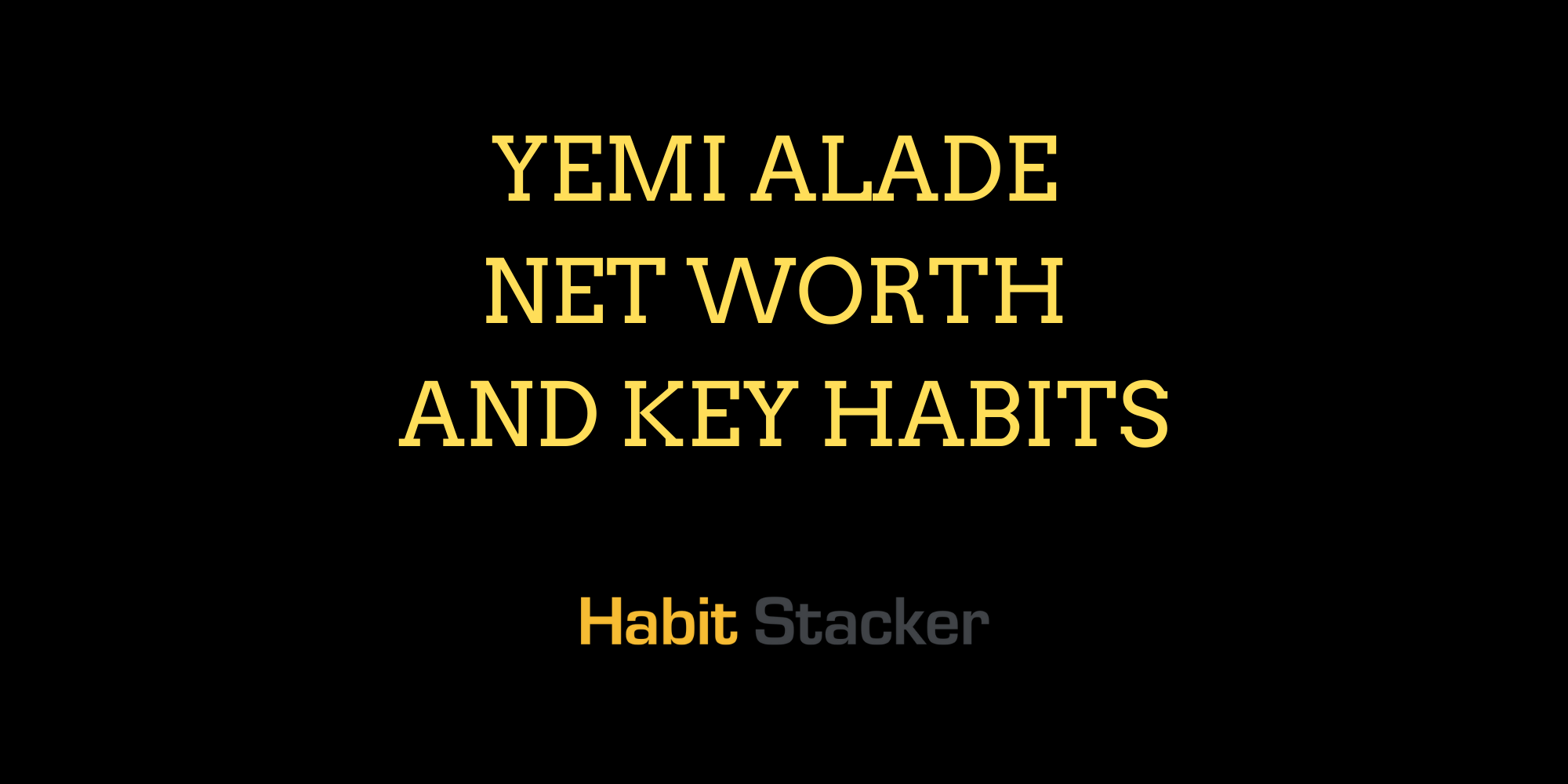 Yemi Alade Net Worth and Key Habits