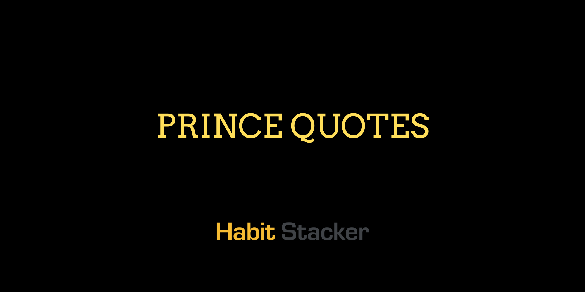 Prince Quotes