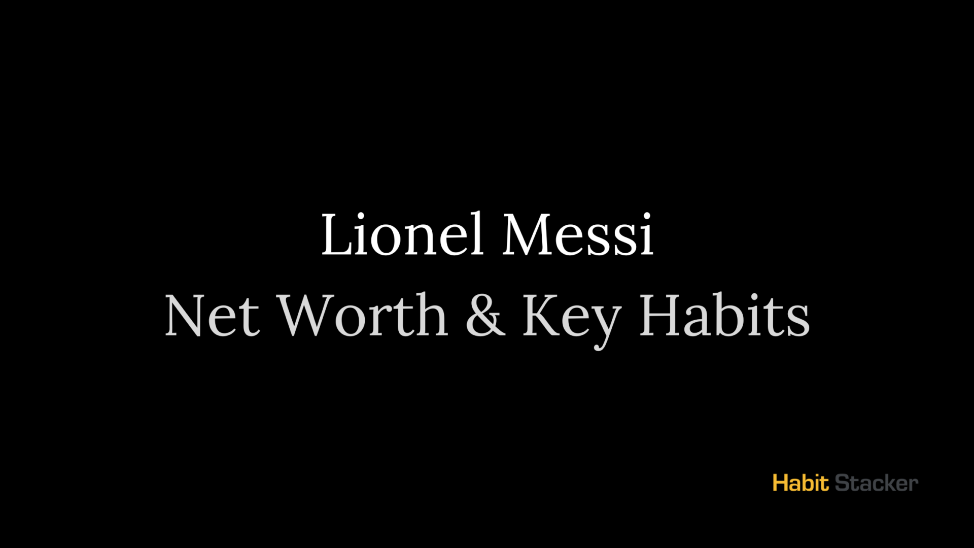 Lionel Messi