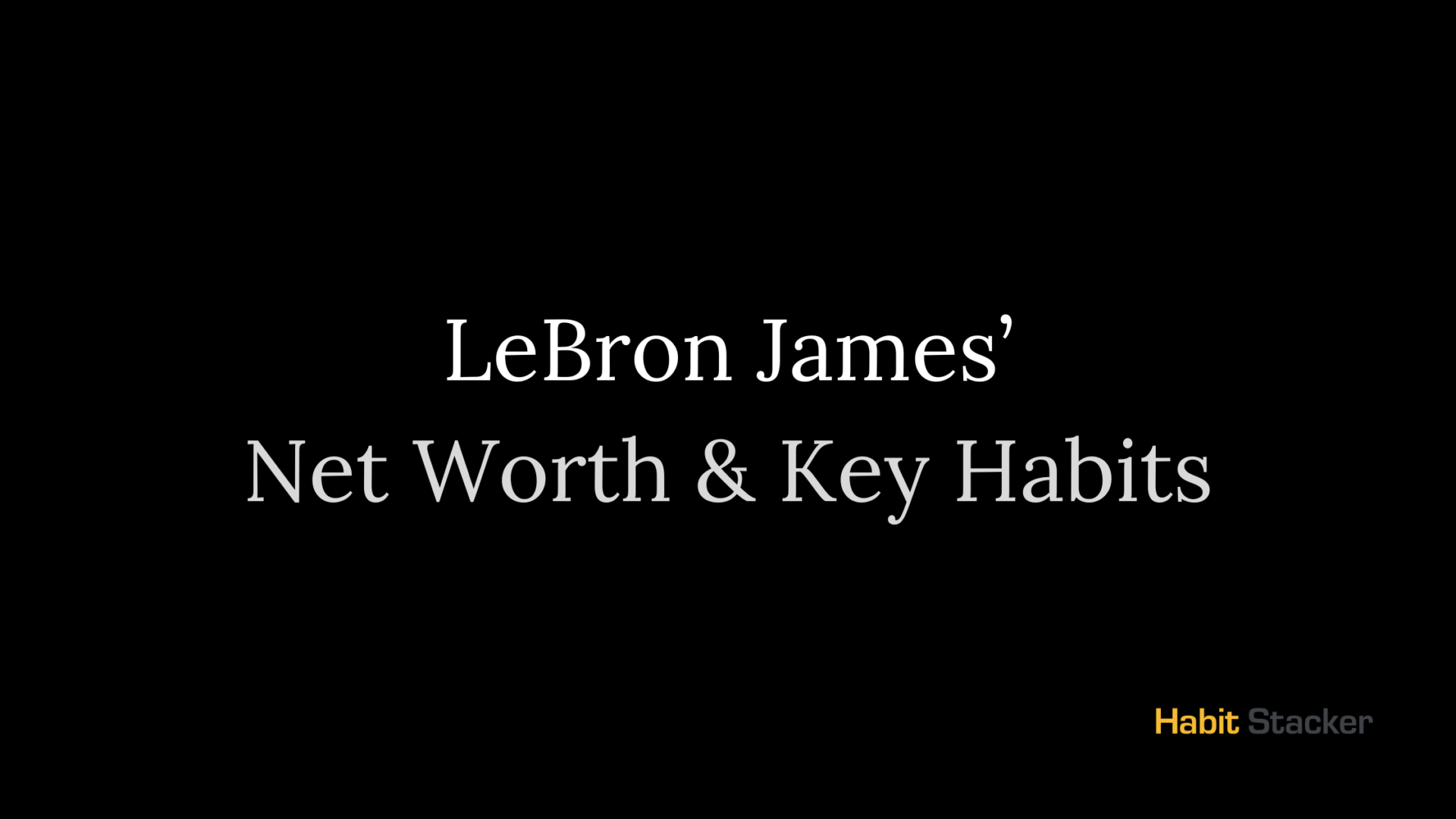 LeBron James