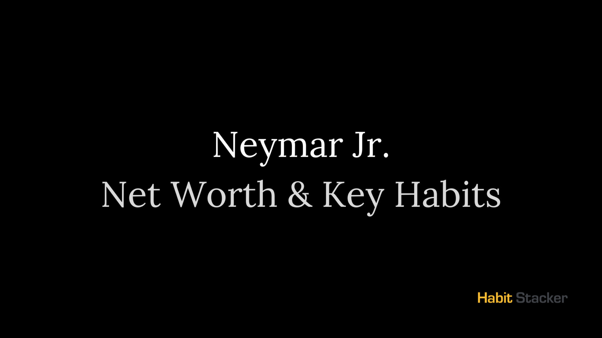 Neymar Jr